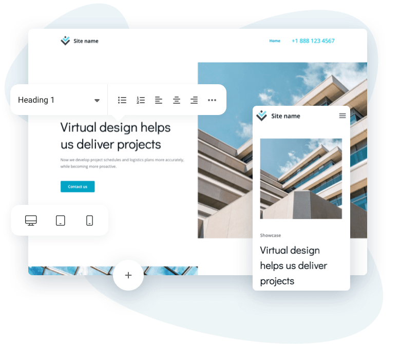 capturas de pantalla de diseño virtual