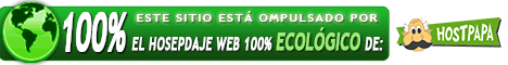 Powered by HostPapa 100% Green Energy
